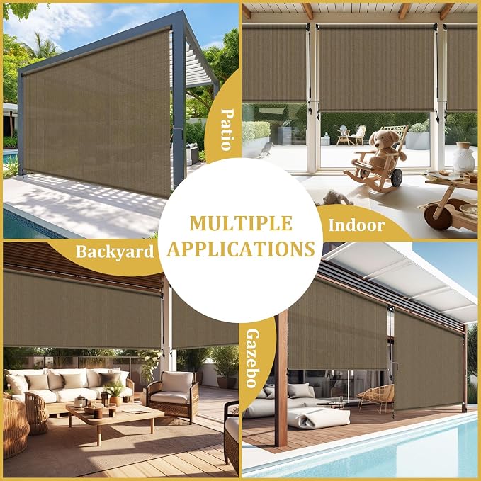 Shade&Beyond Outdoor Roller Shades - Image 7