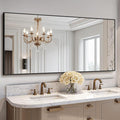 TRAHOME Bathroom Vanity Mirror for Wall, HD Shatterproof Glass, Hangs by TRAHOME