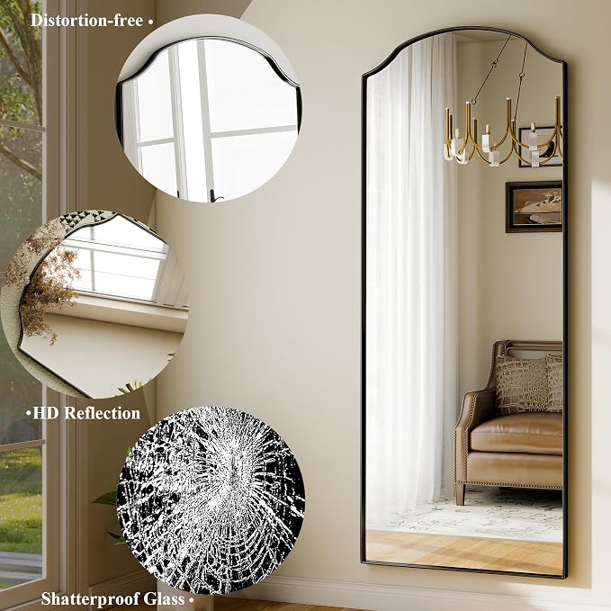 Arched Full Length Mirror Full Body Mirrors - Image 4