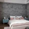 3yecao 16"×591" Large Size Extra Thick Grey Blue Concrete Wallpaper Peel and by 3YECAO
