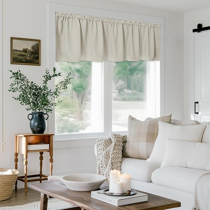 FMFUNCTEX 100% Blackout Valance Curtains - Image 6