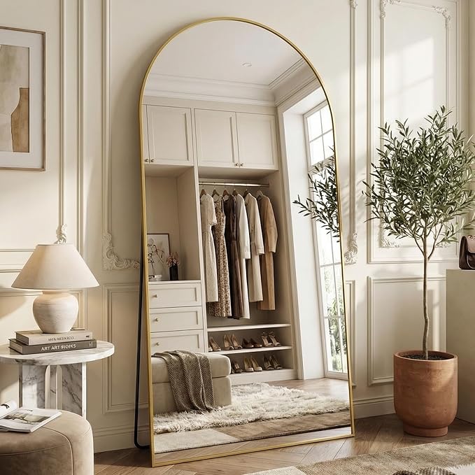 Suidia 90"x46" Arched Full Length Mirror - Image 2