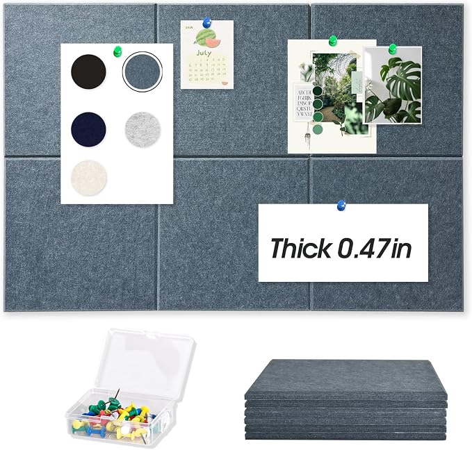 Thick Cork Board Tiles for Wall by Magrowill