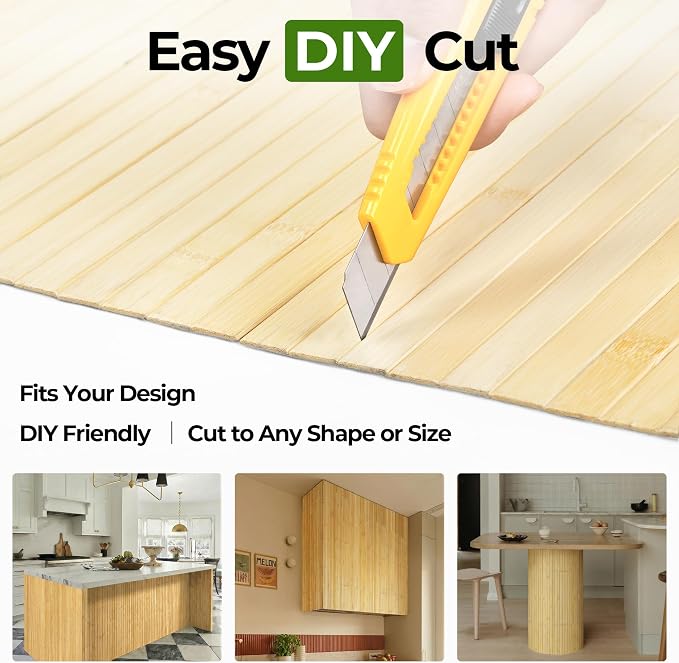 Bamboo Wall Panel, Peel and Stick wall Panels, paneles decorativos para pared - Image 4