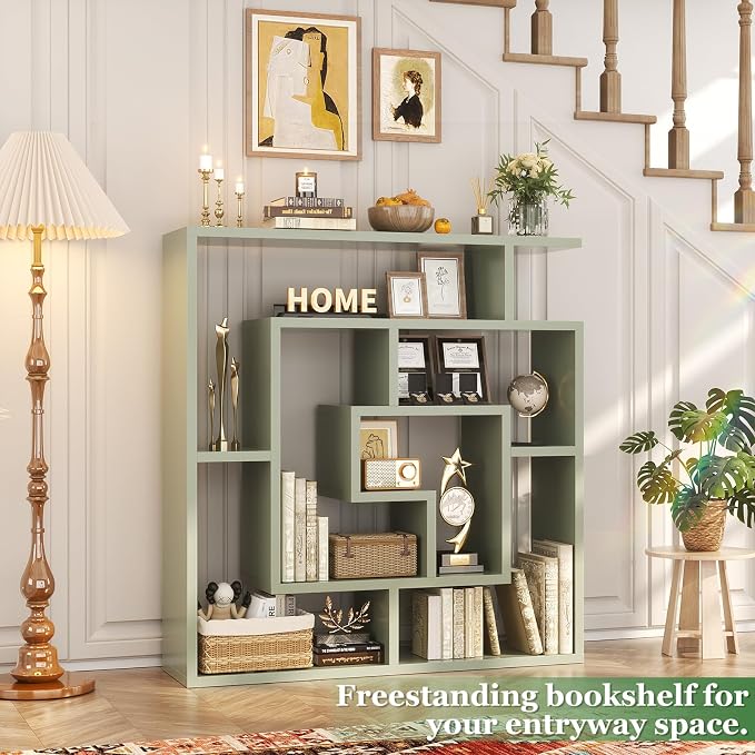 Armocity 6 Tier Display Book Shelf Wall Mounted Bookshelf Freestanding - Image 4