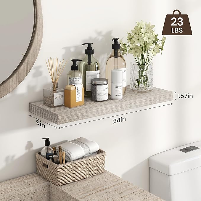 Heimlove 24 inch Floating Shelves - Image 3
