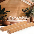 Juexica 2 Pcs Natural Bamboo Wall Panel 36 x 96 Inch Bamboo Covering Renewable by Juexica