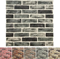 20-Pack 104 Sq.Ft 3D Wall Panels Peel and Stick 3D Faux Brick Wallpaper Peel by YLLYLL