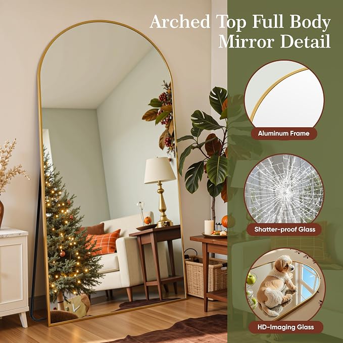 Full Length Mirror, Oversized Floor Mirrors, Leaning Free Standing Mirrors - Image 6