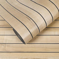 VEELIKE Sand Oak Wood Slat Wall Panels Peel and Stick Faux Wood Panels by VEELIKE