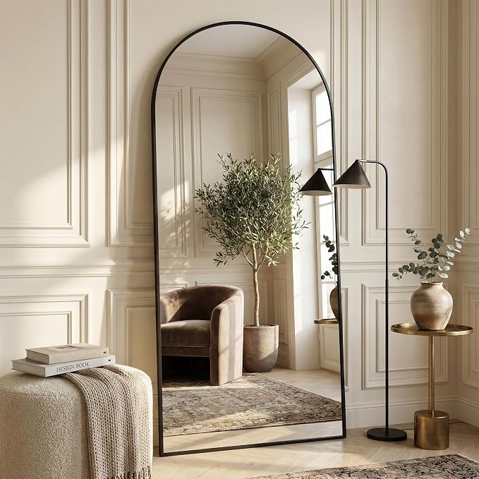 Suidia 76"x34" Arched Full Length Mirror by SuidiaMirror