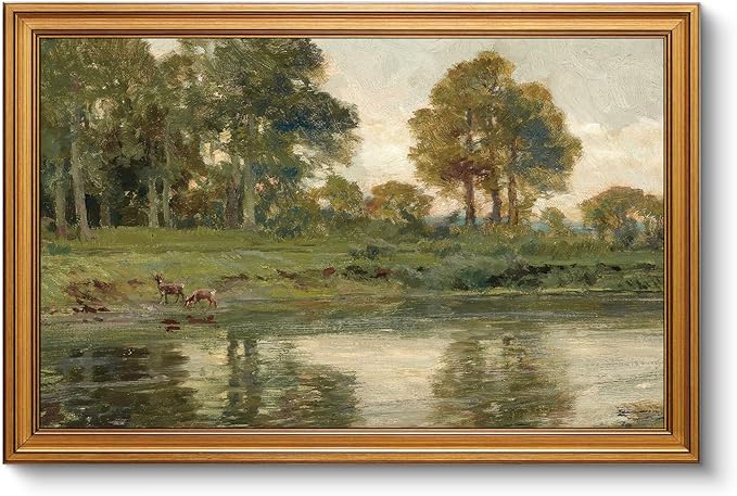 VIYYIEA Vintage Large Framed Wall Art by VIYYIEAART