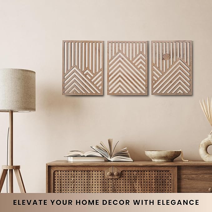 qmmp Modern Wooden Wall Sculptures - Image 6