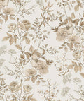 Erfoni 16.9" x394" Beige Floral Peel and Stick Wallpaper Boho Floral Leaf by Erfoni