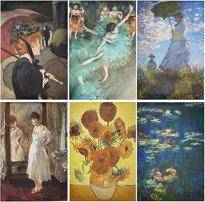 The Gifted Stationery Impressionist Wall Art Posters - Image 5