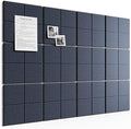 Bumusty Large Felt Bulletin Board, 30 Push Pins, 70 Adhesive Tabs by BUMUSTY