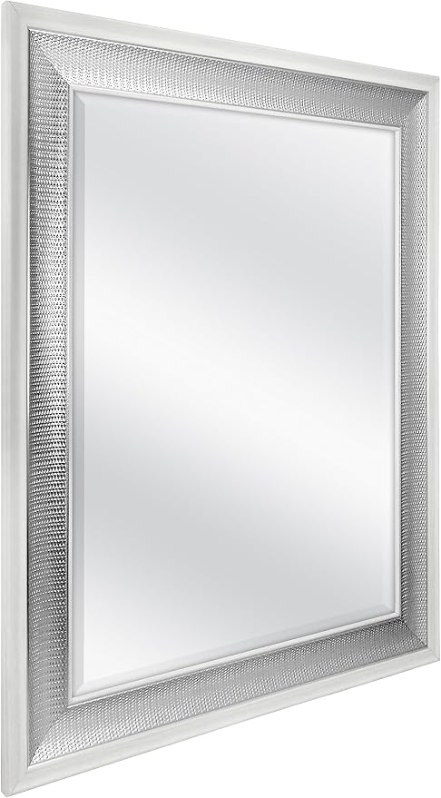 MCS 28.5x34.5 Large Wall Mirror, Vertical & Horizontal Wall Hanging Mirror - Image 2