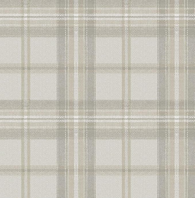 NextWall Harry & Grace Herringbone Plaid Premium Matte Non-Woven Peel and Stick by NextWall