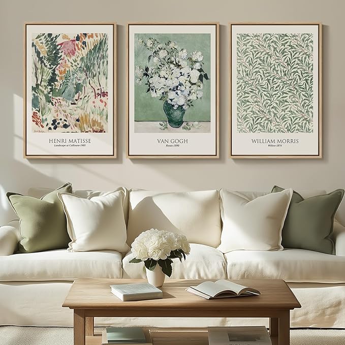 Large Framed William Morris Wall Art by Cuspin