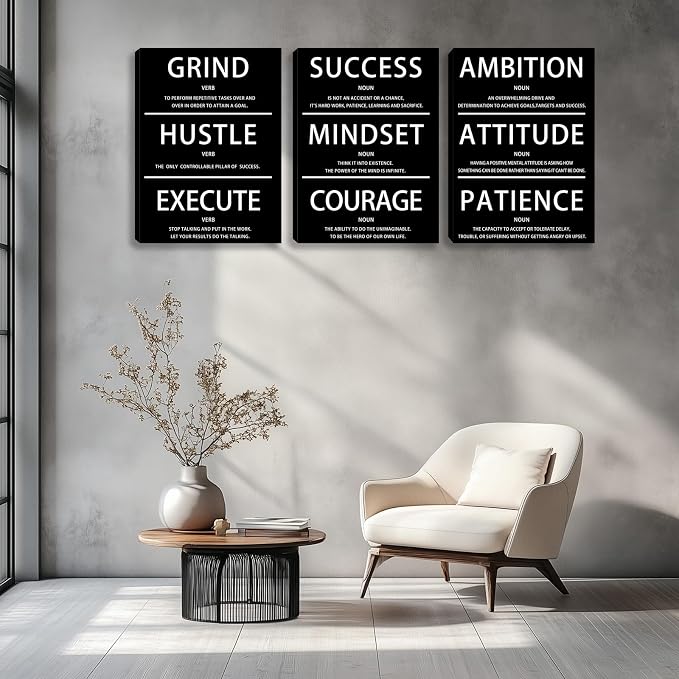 Motivational Wall Decor Paintings Inspirational Office Wall Decor Posters - Image 6