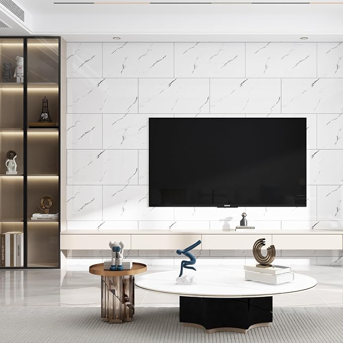 Haimin Wall Panels Peel and Stick 10 Pieces 23.6x11.8in Lightweight Backsplash - Image 7
