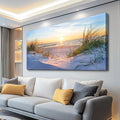Wall Art For Living Room Large Size Wall Decorations Pictures Blue Sun Beach by MHARTK66