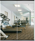 Delma Large Full Body Mirror for Yoga, Frameless Wall-Mounted Glass Panel 2PCS by Delma