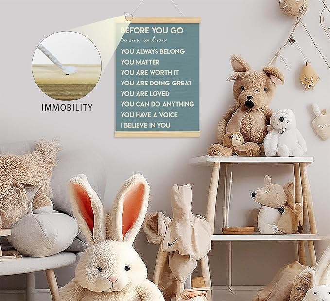 Mental Health Positive Affirmations Inspirational Wall Art Decor, Therapist - Image 5
