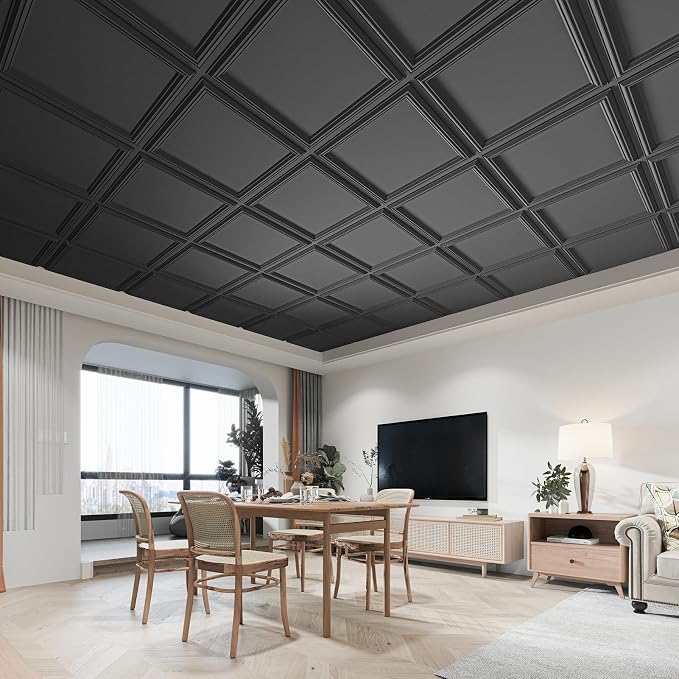 Art3d 36-Pack Drop Relief Ceiling Tiles - Image 8