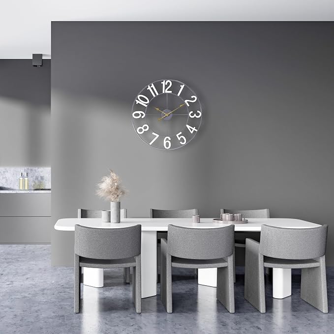 Sorbus Large Wall Clock for Living Room Decor - Image 2