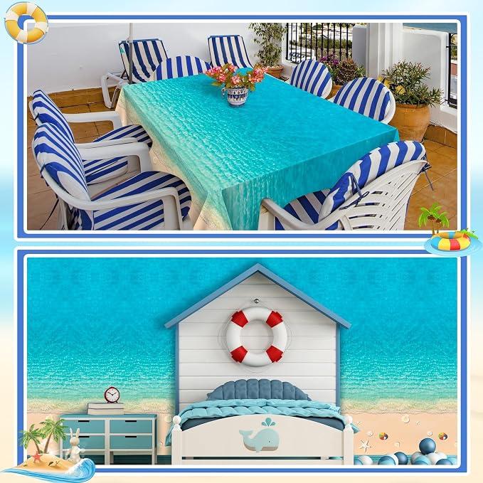 Kochorie 100 Ft x 54 Inch Summer Beach Tablecloth Roll - Image 7
