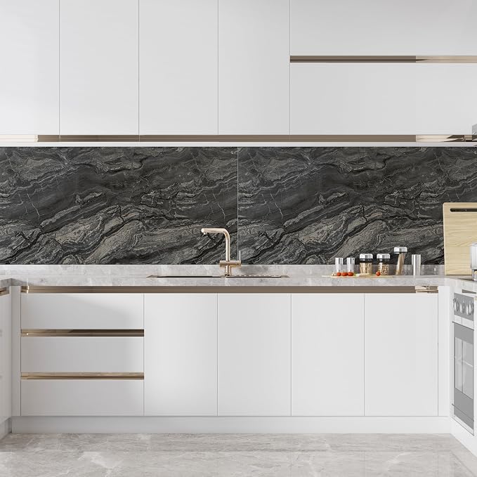 IZODEKOR 4 Pcs 24"x48" PVC Marble Wall Panels - Image 3
