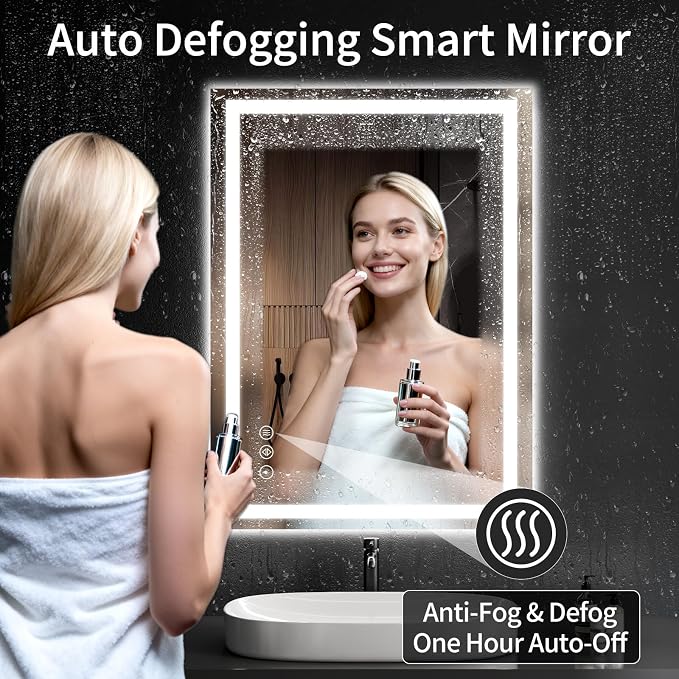 LED Bathroom Mirrors 24"x40" Bathroom Mirror - Image 3
