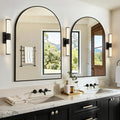 Vanity Bathroom Mirror for Wall, 2 Pack 36”x24” Arched Bathroom Mirror for Over by LawadaMirror
