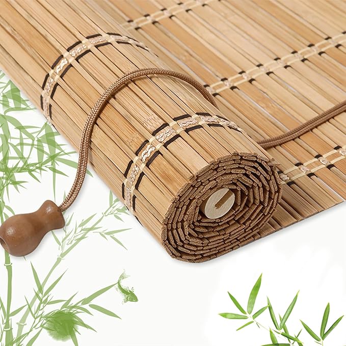 Bamboo Blinds for Interior Windows, Custom Bamboo Shades for Indoor Windows by EVOZEN