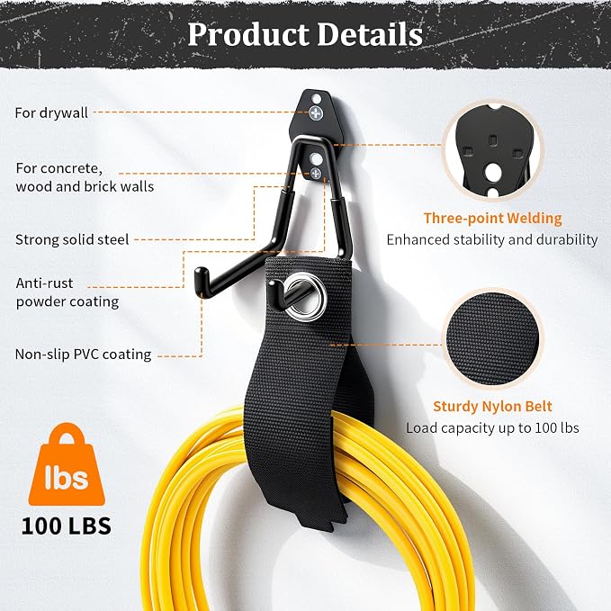 Housolution Steel Garage Hooks - Image 4