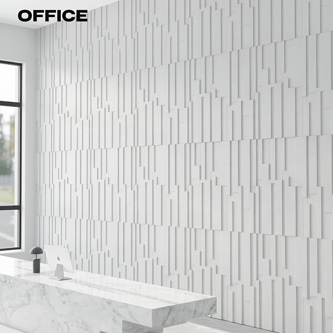 Large PU Decorative Wall Panels, TV Wall, Office & Commercial Spaces - Image 7