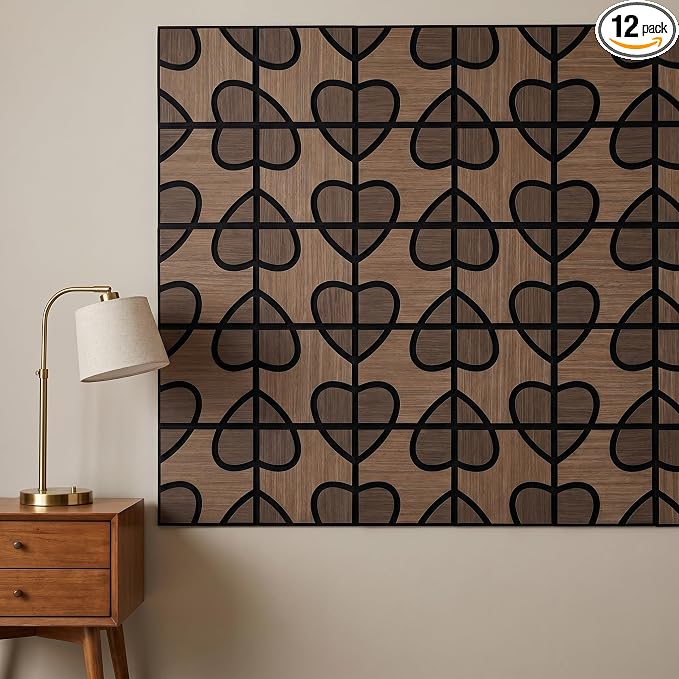 Acoustic Wood Slat Panels, 3D Fluted Wood Panel Sound Absorbing Panel by TREKATLAUTO