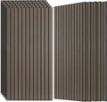 Wood Veneer Sound Panels, 10 Pack 47.2”x23.6” Wall Panels, Decorative Acoustic by AUTORIFIC