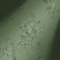 Erfoni 118"x17.7" Peel and Stick Wallpaper Green Thicken Floral Embossed Stick by Erfoni