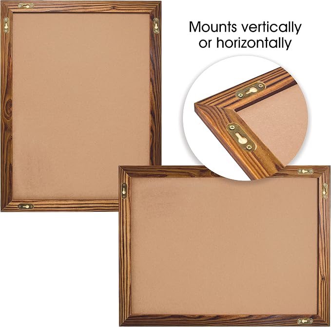 Better Office Products Magnetic Wall Chalkboard, Large Size 18" x 24", Rustic - Image 5