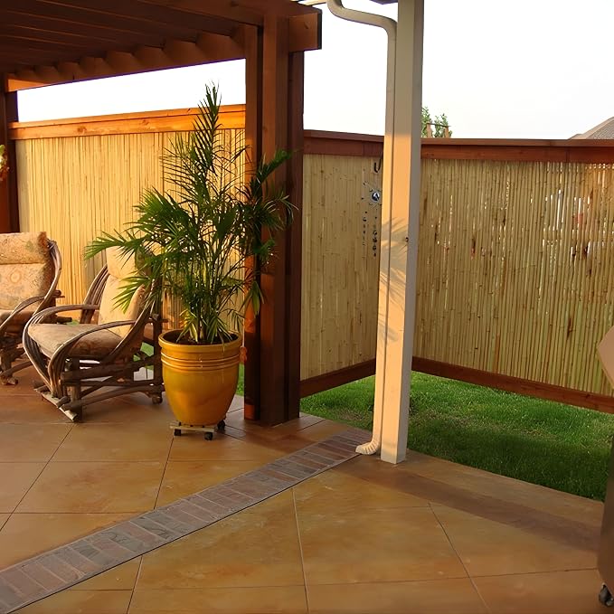 FOREVER BAMBOO Natural Bamboo Fencing Decorative Rolled Fence Panel 0.75 in D x - Image 9