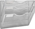 EASEPRES 3 Pocket Mesh Hanging Wall File Organizer, Wall Mounted Mail Paper by EASEPRES