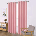 LEMOMO Baby Pink Bedroom Blackout Curtains/52 x 84 Inch Long/Set of 2 Curtain by Lemomo