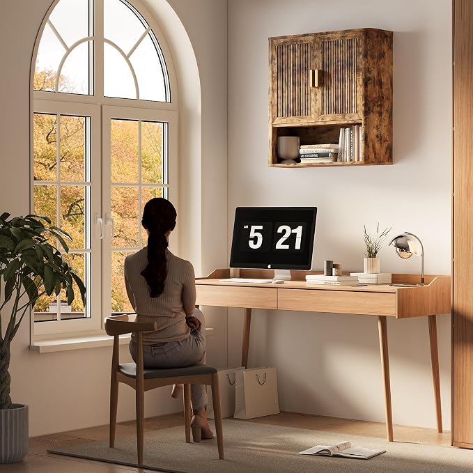 INNOD Bathroom Wall Cabinet, Wall-Mounted Medicine Cabinet - Image 6