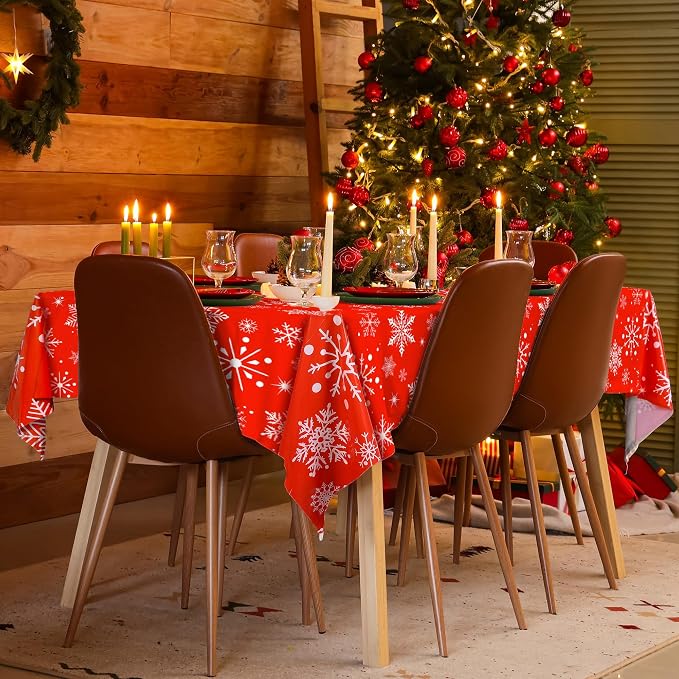 Kochorie 100 Ft x 54 Inch Snowflake Tablecloth Roll - Image 6