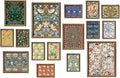 ANERZA 16 PCS Framed William Morris Wall Art Decor, Floral Wall Prints by ANERZA