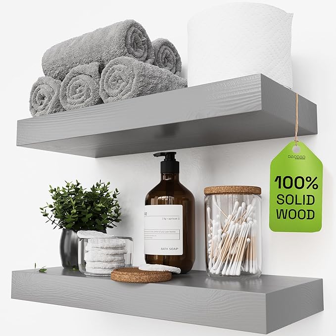 BAOBAB WORKSHOP Wood Floating Shelves by BAOBABWORKSHOP
