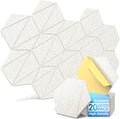 20 Pack Acoustic Panels with Self-Adhesive 12"X10"X0.4" Sound Proof Foam Panels by Unknown