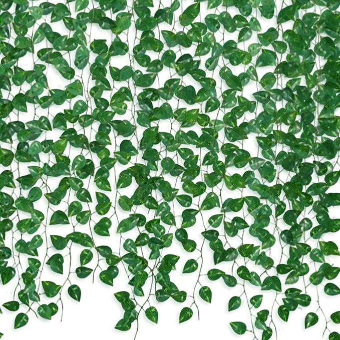 12 Pack 86Ft Fake Plants Artificial Vines by Unknown
